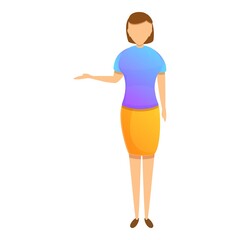Poster - Purchasing manager icon. Cartoon of purchasing manager vector icon for web design isolated on white background