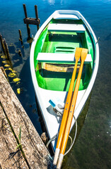 Wall Mural - boat at a harbor