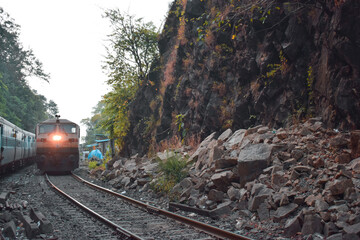 train on the railway