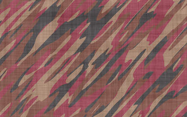 Sticker - colored textile fabric cloth camouflage