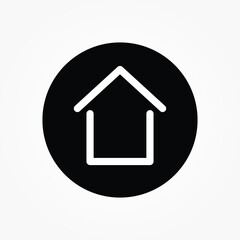 Poster - button home symbol icon vector illustration