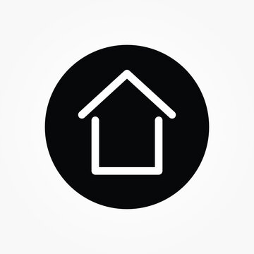 button home symbol icon vector illustration