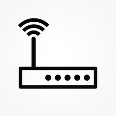Poster - Wifi Router Icon Vector Illustration Design