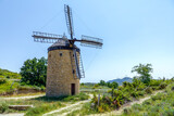 Reconstruction of a 17th century flour mill maintaining its original plant in Olleta, Spain
