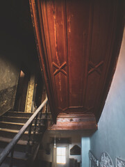 interior of an abandoned house