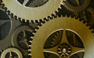 Poster - System Administrator Control, Gear Configuration Settings Tools Concept.