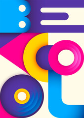 Poster - modern style typographic poster. vector illustration.