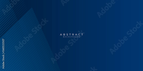 Fotomural Modern dark blue powerpoint presentation templates set