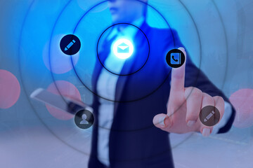Poster - Information Digital Technology Network Connection Infographic Elements Icon