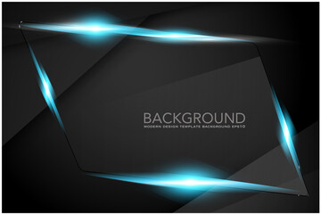 Wall Mural - Glass plates set. Glass banners isolated on transparent background. Graphic concept for your design.