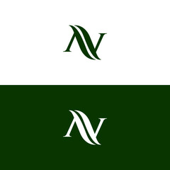 Wall Mural - letter n log template