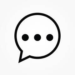 Sticker - live chat, comment icon for web and app.