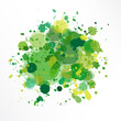 vector illustration of green background  in grunge style