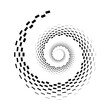 © amicabel - Design spiral dots backdrop