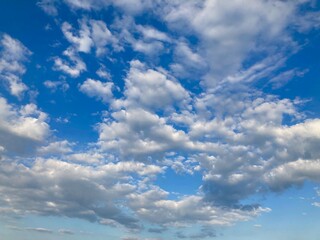 blue sky with clouds