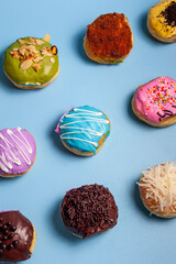 Wall Mural - Donuts diagonally