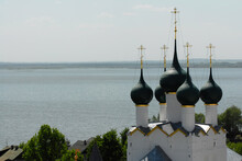 Church Of St. Gregory (Grigorievskaya Church, 1680) And Nero Lake. Rostov, Yaroslavl Oblast, Russia.