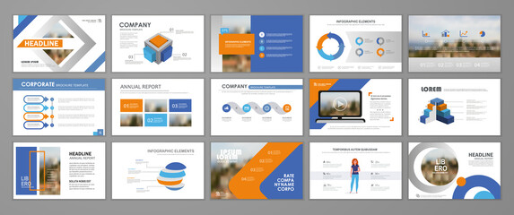 Wall Mural - Corporate slideshow templates