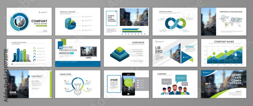 Fotomural Presentation templates design