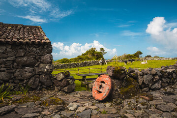 Wall Mural - Azores typicalhouse