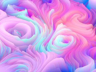 Wall Mural - Swirling Colors Background