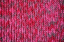 Closeup Shot Of Pink Woven Fabric With A Copy Space