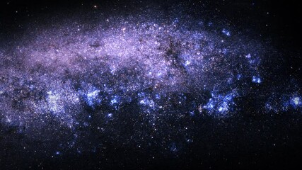 Wall Mural - outer space exploration abstract background concept. the whale galaxy ngc4631. it is a spiral galaxy