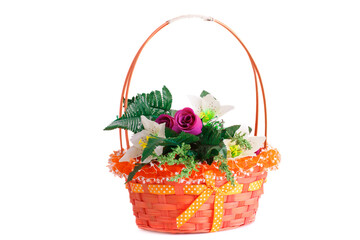 Poster - Flowers in basket