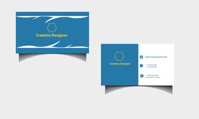 fashion business card design template.