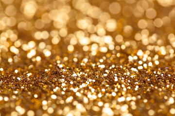 Wall Mural - golden giltter texture christmas abstract background.