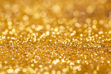 Wall Mural - golden giltter texture christmas abstract background.