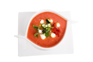 Wall Mural - Gazpacho is a traditional Andalusian tomato soup.