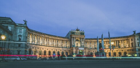 Sticker - Mesmerizing shot of the Hofburg Imperial Palace in Vienna Austria