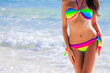 © yellowj - Woman in bikini over sea