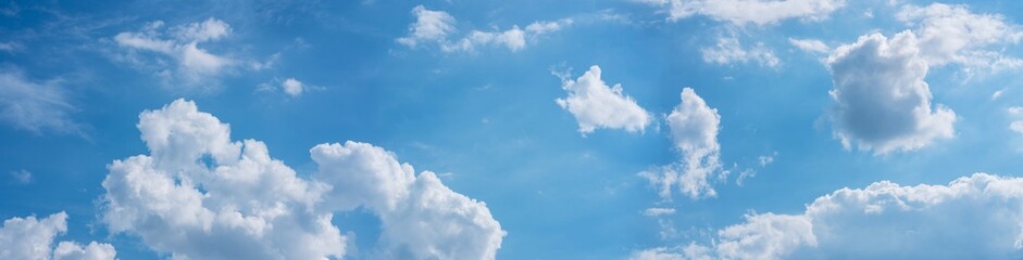 Wall Mural - beautiful blue sky with clouds.