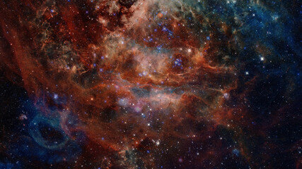 space galaxy background with nebula. elements of this image furnished by nasa