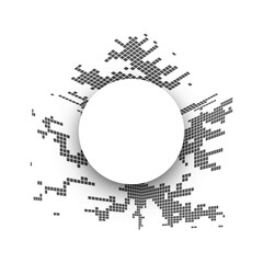 Poster - the vector illustration of the editable layout of banner design templates. abstract big data visuali