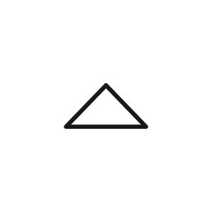 Wall Mural - chevron up icon. arrow symbol modern, simple, vector, icon for website design, mobile app, ui. vecto