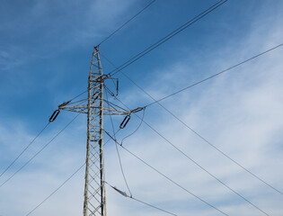 high voltage power line