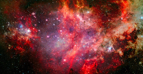 Wall Mural - colorful galaxy background. elements of this image furnished by nasa
