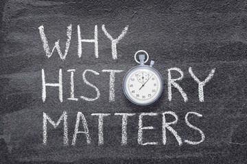 Wall Mural - why history matters watch