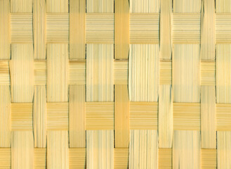 Canvas Print - bamboo mat texture