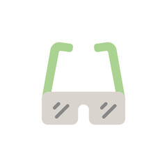 Poster - Sunglasses colored icon. Simple colored element illustration. Sunglasses concept symbol design from golf set. Can be used for web and mobile