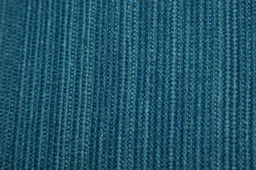 Canvas Print - Closeup shot of blue texture