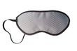 © TATIANA KIM - Grey sleep mask isolated on white background, the copy space