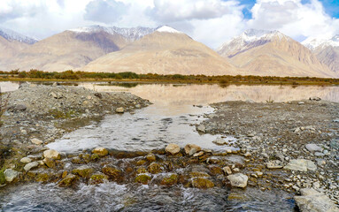 Sticker - Landscape view of Ladakh India.
