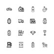 © Nadir - Editable 16 diesel icons for web and mobile
