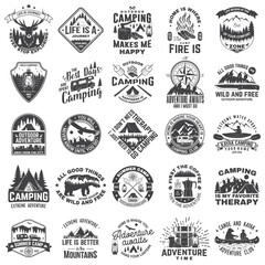 Wall Mural - set of outdoor adventure inspirational quote. vector. concept for shirt, logo, print, stamp or tee. 
