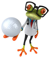 Frog doctor - 3D Illustration