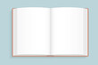 © Алексей Шпадарук - Vector illustration. Blank open book. Top view.